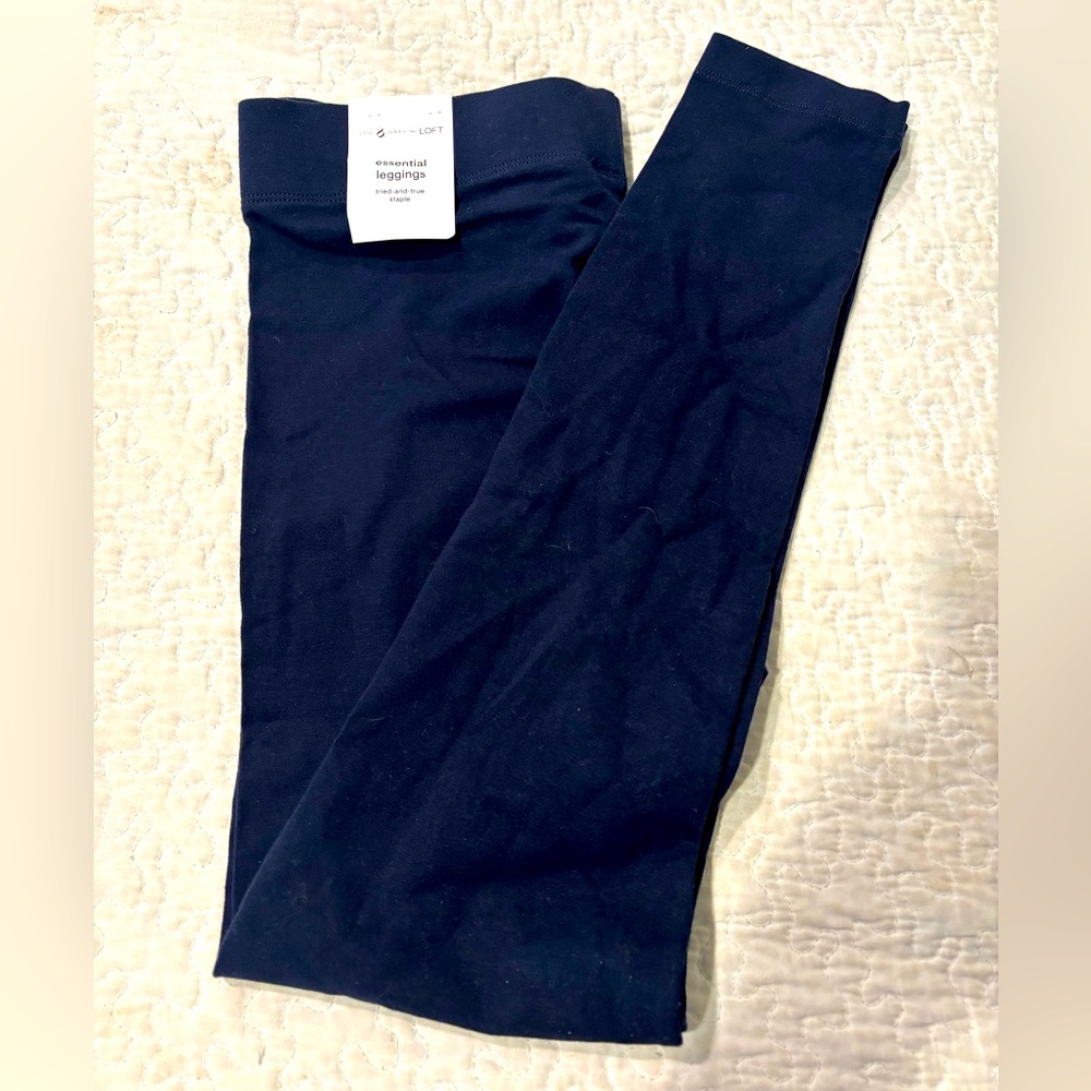 LOFT Lou & Grey Navy Blue Leggings
